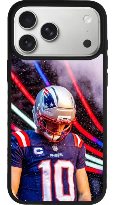iPhone 17 Pro Max Case Hülle - Silikon schwarz Super Bowl 26 Patriots 3