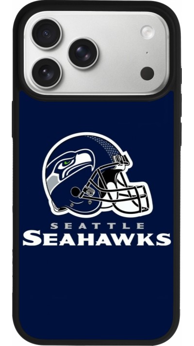 iPhone 17 Pro Max Case Hülle - Silikon schwarz Super Bowl 26 Seattle 3