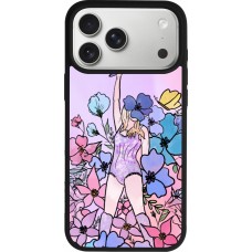 iPhone 17 Pro Max Case Hülle - Silikon schwarz Taylor Swift Sketch - Pink