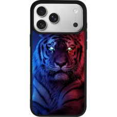 iPhone 17 Pro Max Case Hülle - Silikon schwarz Tiger Blue Red
