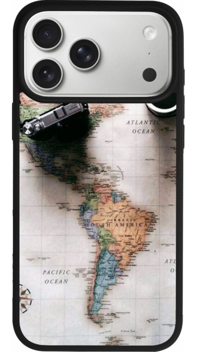 iPhone 17 Pro Max Case Hülle - Silikon schwarz Travel 01