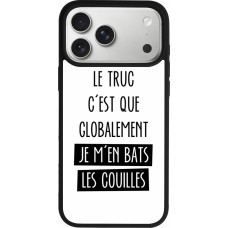 iPhone 17 Pro Max Case Hülle - Silikon schwarz Le truc globalement bats les couilles