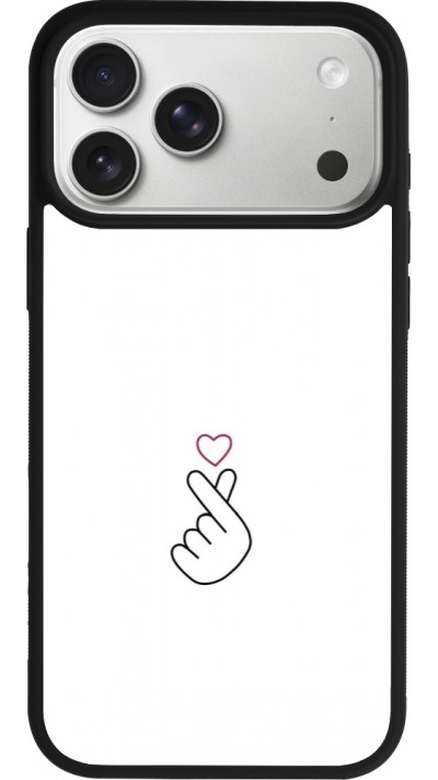 iPhone 17 Pro Max Case Hülle - Silikon schwarz Valentine 2024 heat by Millennials