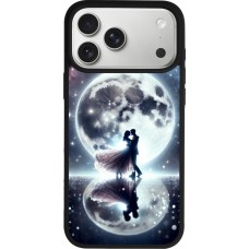 iPhone 17 Pro Max Case Hülle - Silikon schwarz Valentin 2024 Liebe unter dem Mond