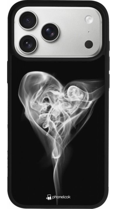 iPhone 17 Pro Max Case Hülle - Silikon schwarz Valentine 2022 Black Smoke