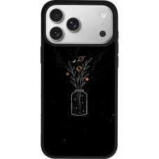 iPhone 17 Pro Max Case Hülle - Silikon schwarz Vase black