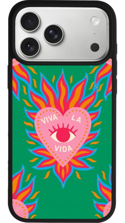 iPhone 17 Pro Max Case Hülle - Silikon schwarz Viva la vida 2026