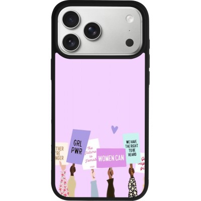 Coque iPhone 17 Pro Max - Silicone rigide noir Womens day 2026 9