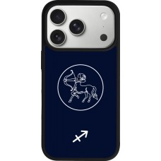 iPhone 17 Pro Case Hülle - Silikon schwarz Astrologie Schütze