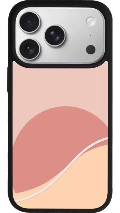 Coque iPhone 17 Pro - Silicone rigide noir Autumn 22 abstract sunrise