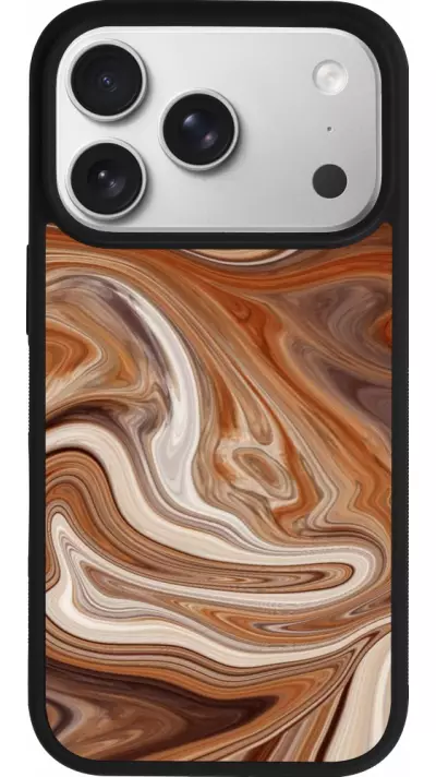 Coque iPhone 17 Pro - Silicone rigide noir Autumn 2024 marbe