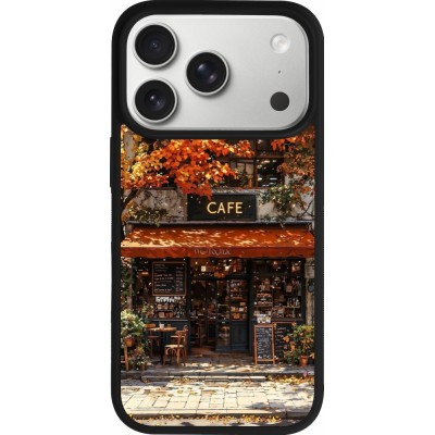 iPhone 17 Pro Case Hülle - Silikon schwarz Autumn 25 Coffee shop