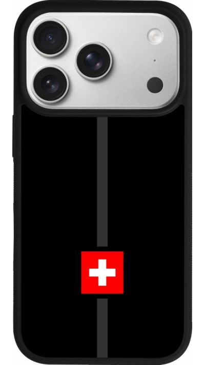 iPhone 17 Pro Case Hülle - Silikon schwarz Kanton CH schwarz