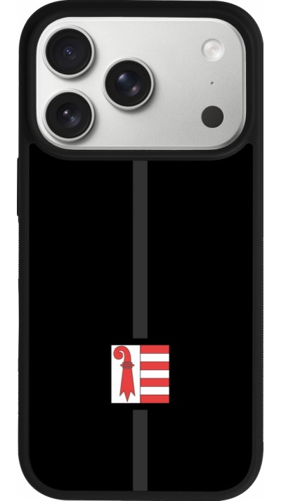 iPhone 17 Pro Case Hülle - Silikon schwarz Kanton JU schwarz