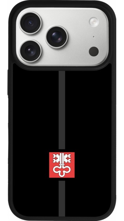 iPhone 17 Pro Case Hülle - Silikon schwarz Kanton NW schwarz
