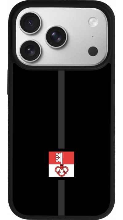 iPhone 17 Pro Case Hülle - Silikon schwarz Kanton OW schwarz