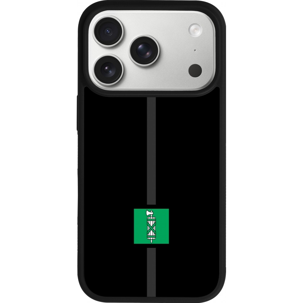 iPhone 17 Pro Case Hülle - Silikon schwarz Kanton SG schwarz