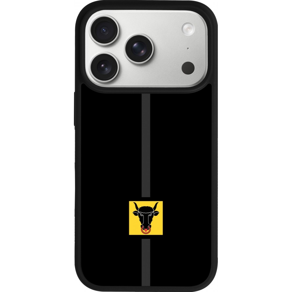 iPhone 17 Pro Case Hülle - Silikon schwarz Kanton UR schwarz