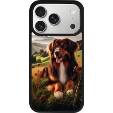 iPhone 17 Pro Case Hülle - Silikon schwarz Hund Land Schweiz