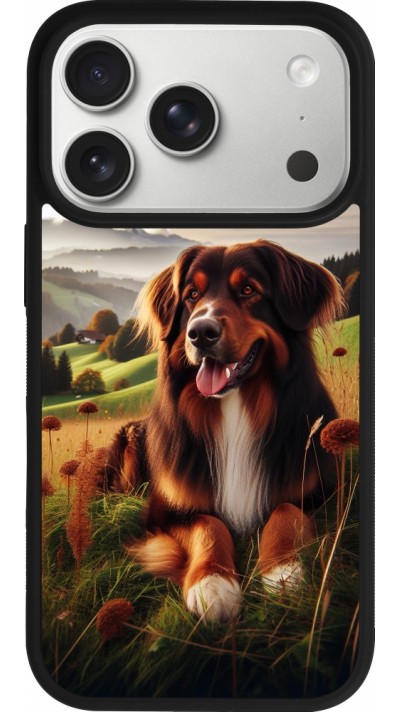 iPhone 17 Pro Case Hülle - Silikon schwarz Hund Land Schweiz