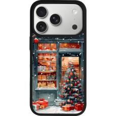 Coque iPhone 17 Pro - Silicone rigide noir Christmas 25 Xmas Shop