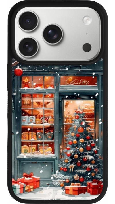 Coque iPhone 17 Pro - Silicone rigide noir Christmas 25 Xmas Shop