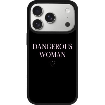 iPhone 17 Pro Case Hülle - Silikon schwarz Dangerous woman