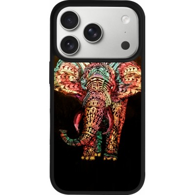 iPhone 17 Pro Case Hülle - Silikon schwarz Elephant 02
