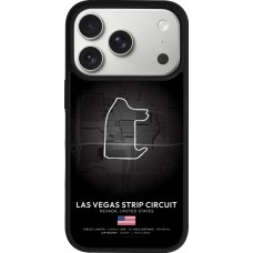 Coque iPhone 17 Pro - Silicone rigide noir F1 Track 2025 Las Vegas
