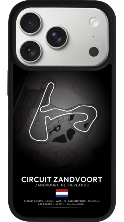 Coque iPhone 17 Pro - Silicone rigide noir F1 Track 2025 Netherlands