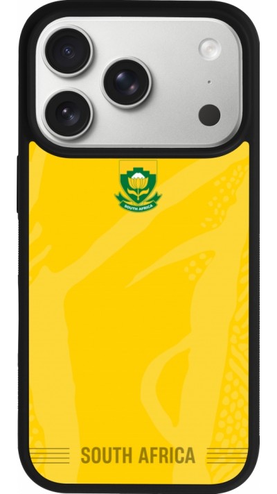 iPhone 17 Pro Case Hülle - Silikon schwarz Südafrika 2026 personalisierbares Fussballtrikot
