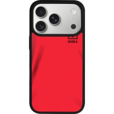 iPhone 17 Pro Case Hülle - Silikon schwarz Südkorea 2022 personalisierbares Fussballtrikot