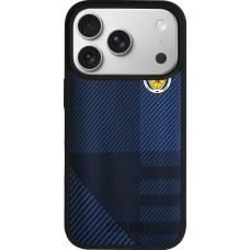 iPhone 17 Pro Case Hülle - Silikon schwarz Schottland personalisierbares Fussballtrikot
