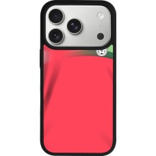 Coque iPhone 17 Pro - Silicone rigide noir Maillot de football Iran 2022 personnalisable