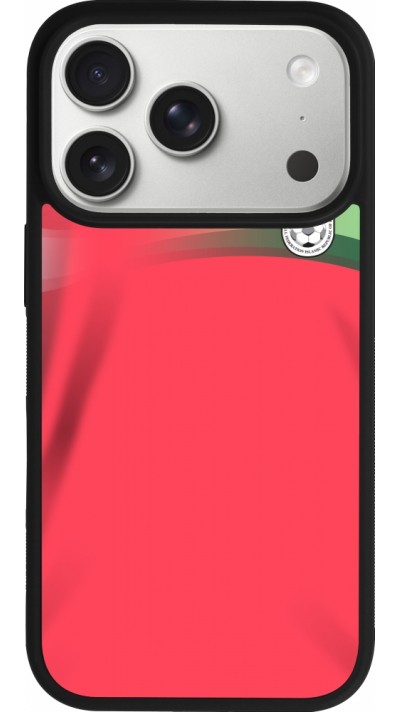 iPhone 17 Pro Case Hülle - Silikon schwarz Iran 2022 personalisierbares Fussballtrikot