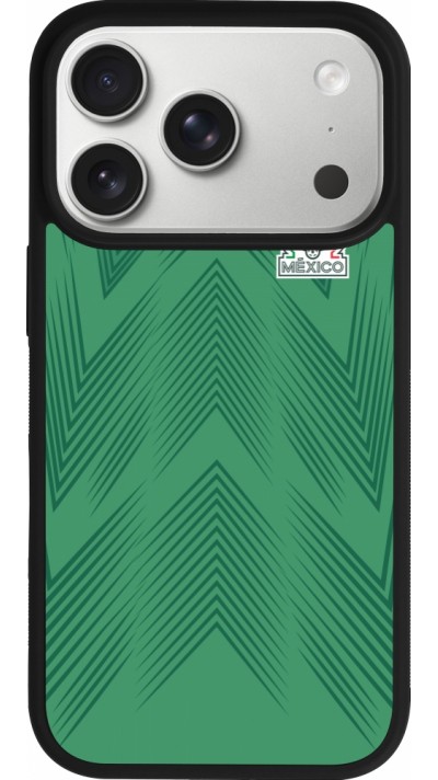 iPhone 17 Pro Case Hülle - Silikon schwarz Mexiko 2022 personalisierbares Fussballtrikot