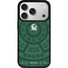iPhone 17 Pro Case Hülle - Silikon schwarz Mexiko 2026 personalisierbares Fussballtrikot