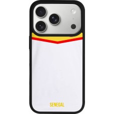 iPhone 17 Pro Case Hülle - Silikon schwarz Senegal 2022 personalisierbares Fußballtrikot