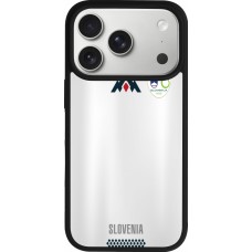 iPhone 17 Pro Case Hülle - Silikon schwarz Fussballtrikot Slowenien