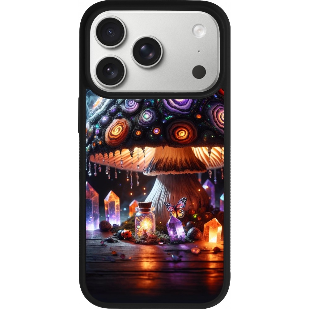 iPhone 17 Pro Case Hülle - Silikon schwarz Halloween Zaubertrank Magie