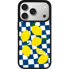 iPhone 17 Pro Case Hülle - Silikon schwarz Illustration lemons 2026