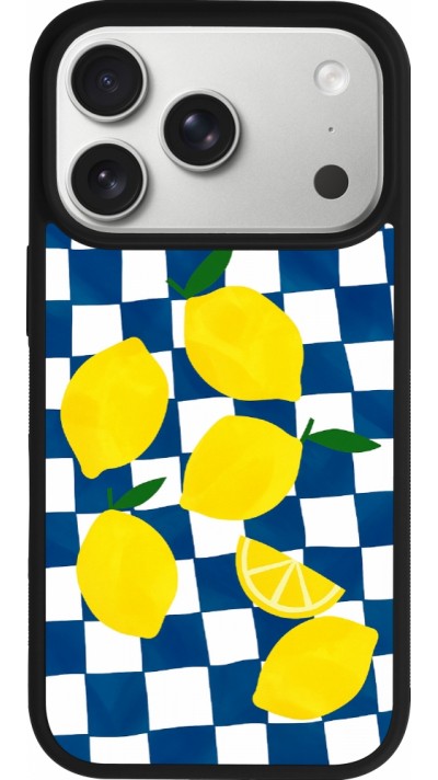 iPhone 17 Pro Case Hülle - Silikon schwarz Illustration lemons 2026