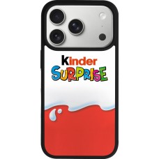 iPhone 17 Pro Case Hülle - Silikon schwarz Kinder Surprise