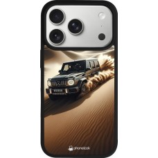 iPhone 17 Pro Case Hülle - Silikon schwarz Mercedes G Drift Wueste