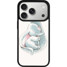 Coque iPhone 17 Pro - Silicone rigide noir Mom 1903