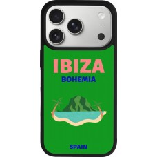 iPhone 17 Pro Case Hülle - Silikon schwarz Pop Summer Destination Ibiza