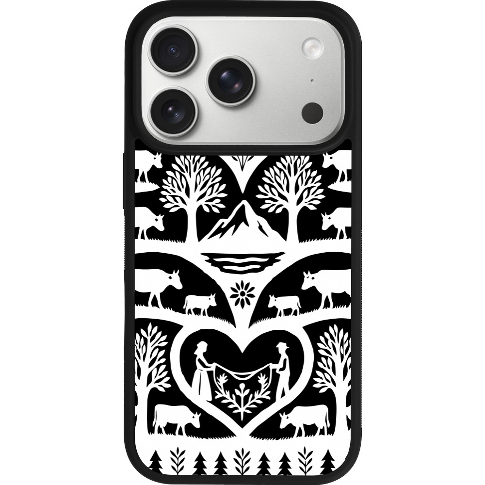 iPhone 17 Pro Case Hülle - Silikon schwarz Poya Schweiz 2 schwarz