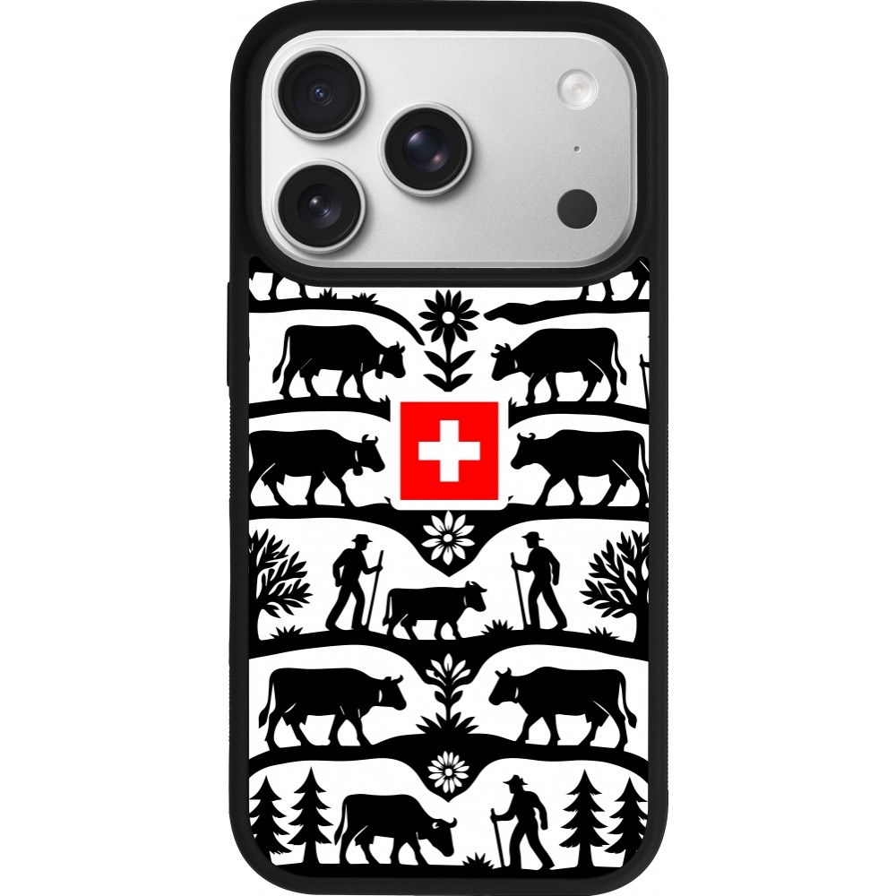 iPhone 17 Pro Case Hülle - Silikon schwarz Poya Schweiz 3