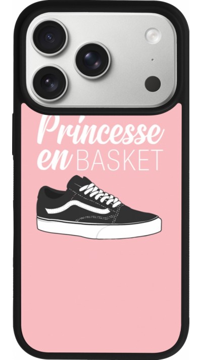 iPhone 17 Pro Case Hülle - Silikon schwarz princesse en basket