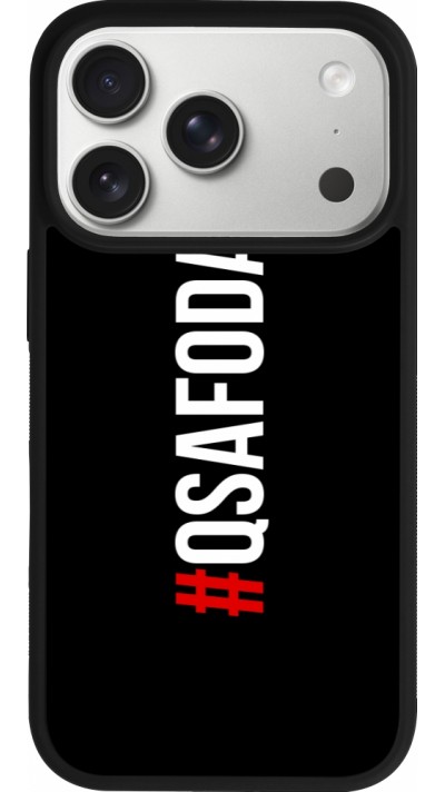 iPhone 17 Pro Case Hülle - Silikon schwarz Qsafoda 1